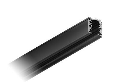 Споти та прожектора Трекова система Шинопровід 3-фазний Чорний