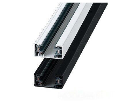 Споти та прожектора Трекова система Шинопровід 1-фазний Чорний