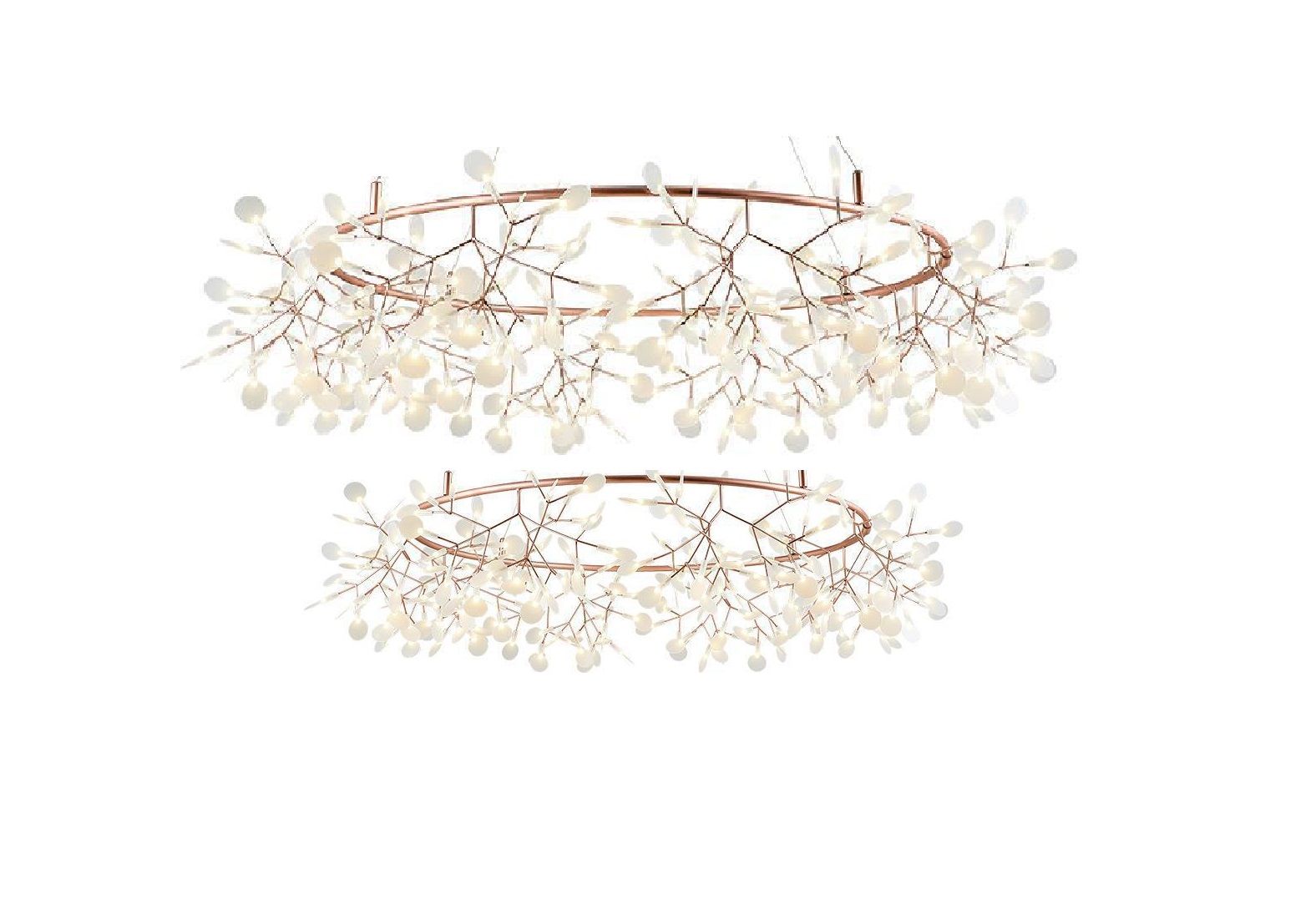 Освітлення ЛЮСТРА LED PETALS 2zil