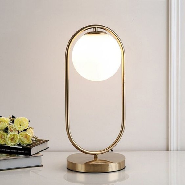 Настільні Лампи Настільна лампа BERRY GOLD/WHITE H45 1