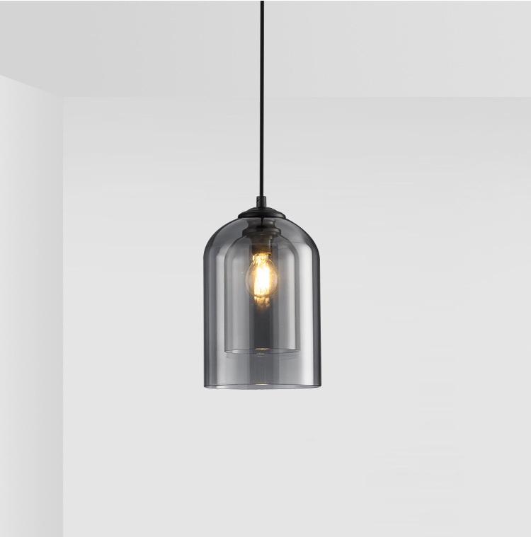 Підвісні світильники ПІДВІС LOFT CAP SMOKY GREY H33 1