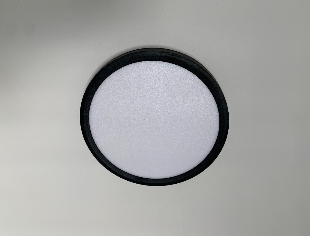 Стельові Стельовий світильник Slim Black 32w 30см