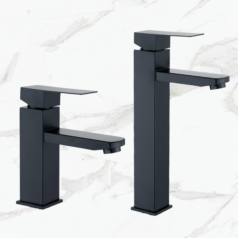 Для умивальника Змішувач VALAZ Чорний серія Bissy L 1