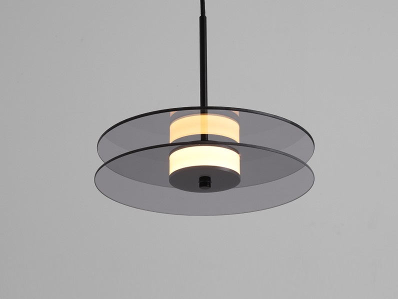 Підвісні світильники Підвісний світильник TWINKLE smoke horizontal 1