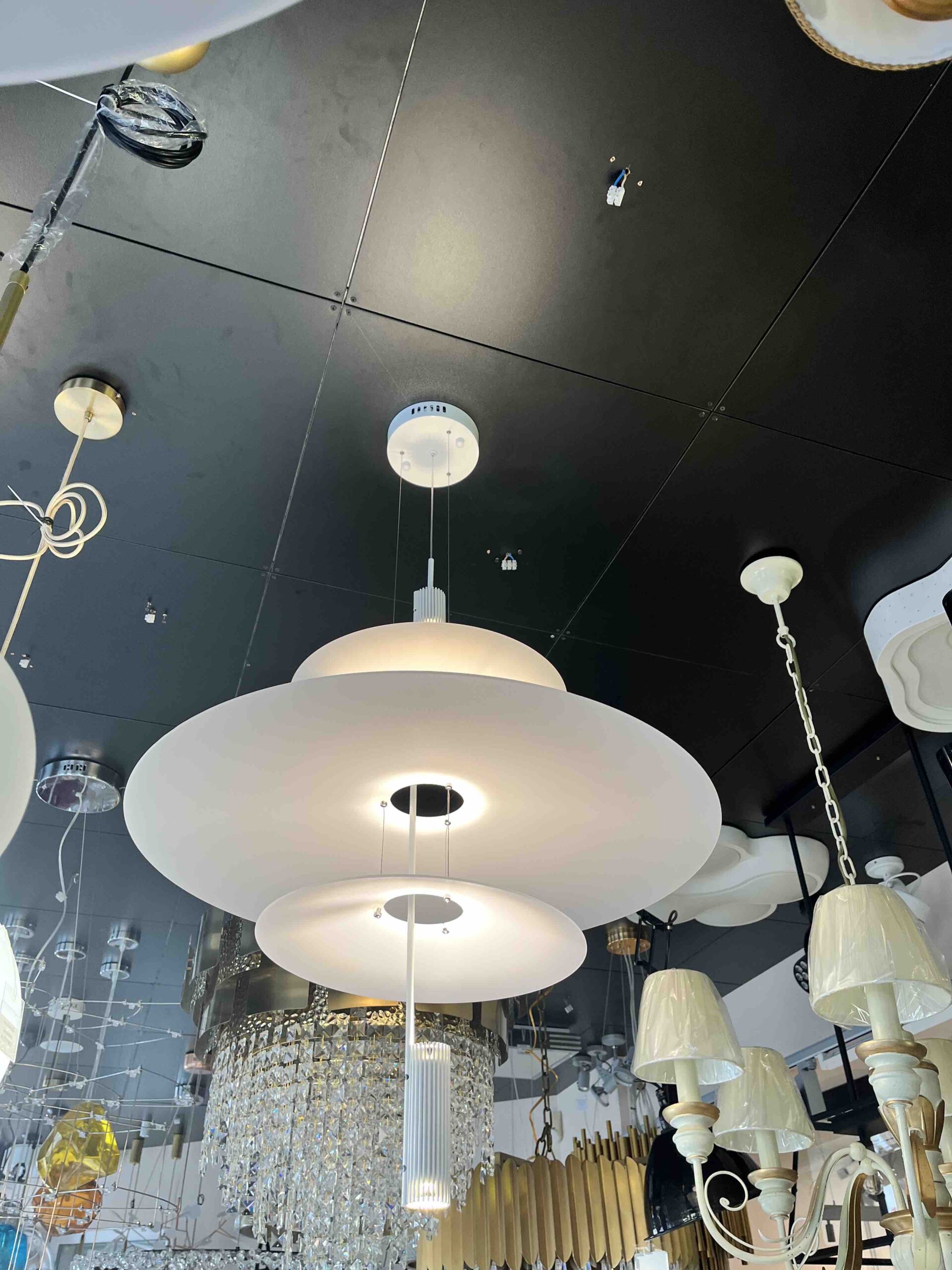 Підвісні світильники Підвісний світильник Flamingo Replik White 3 1