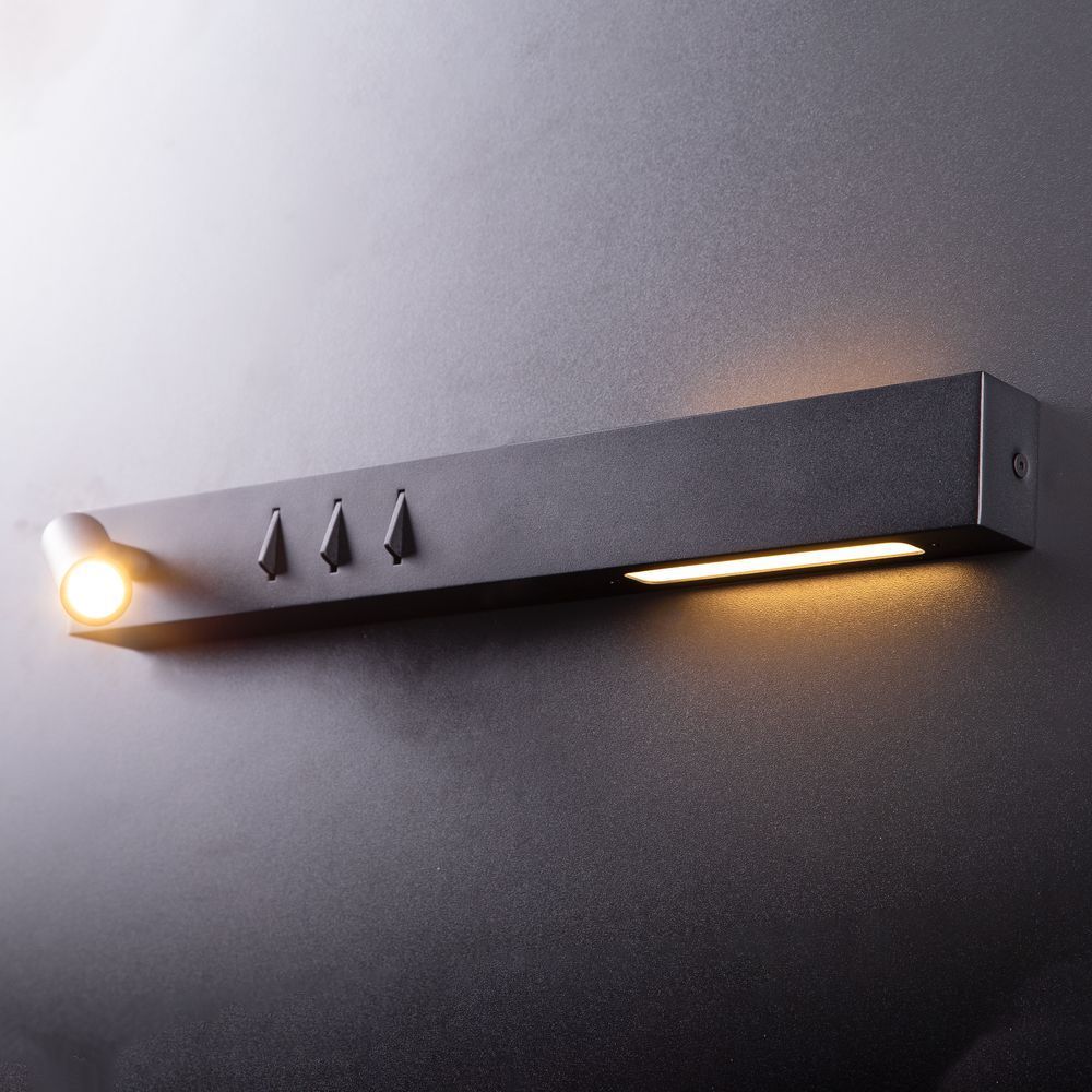 Бра Настінний світильник MJ-Light L-VADUD 3200K BK 15021 1