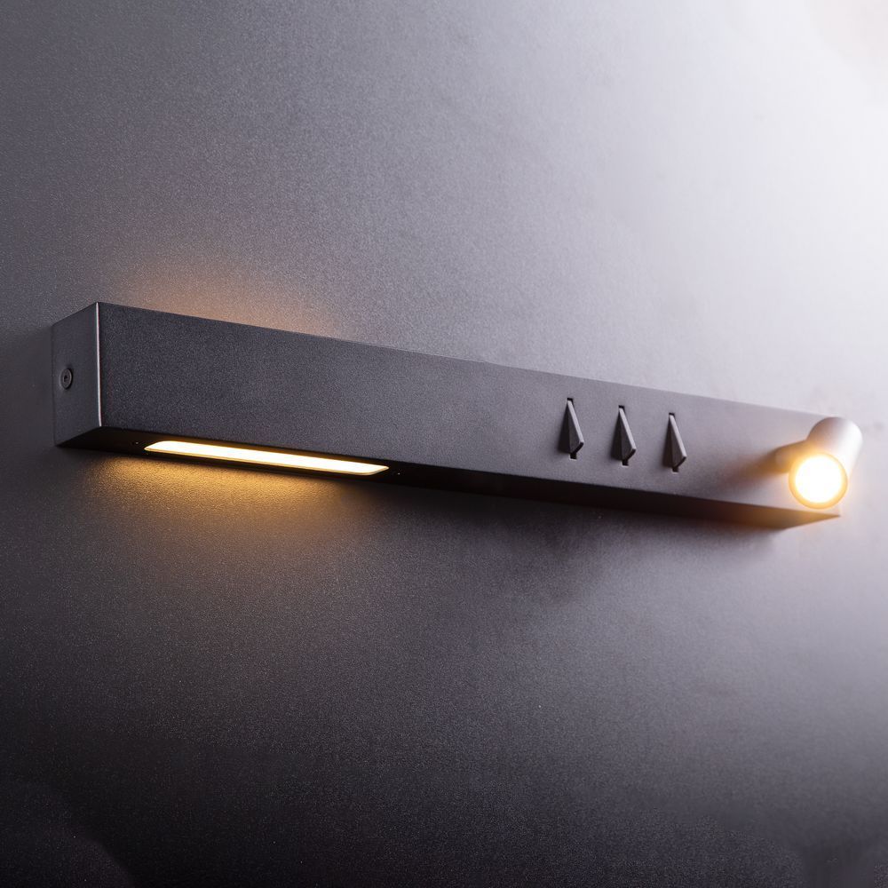 Бра Настінний світильник MJ-Light R-VADUD 3200K BK 15022 1