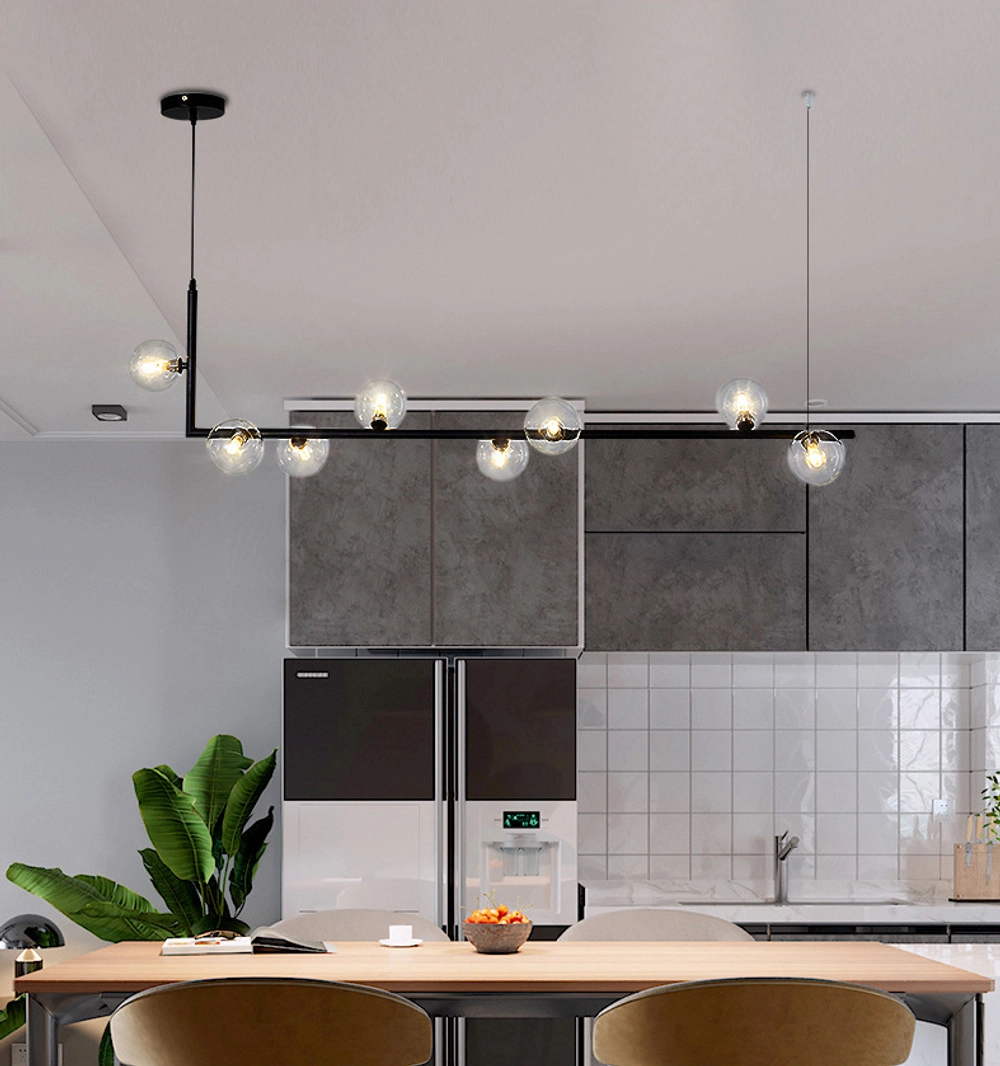  ПІДВІС LED BALLS BLACK/ CLEAR 1