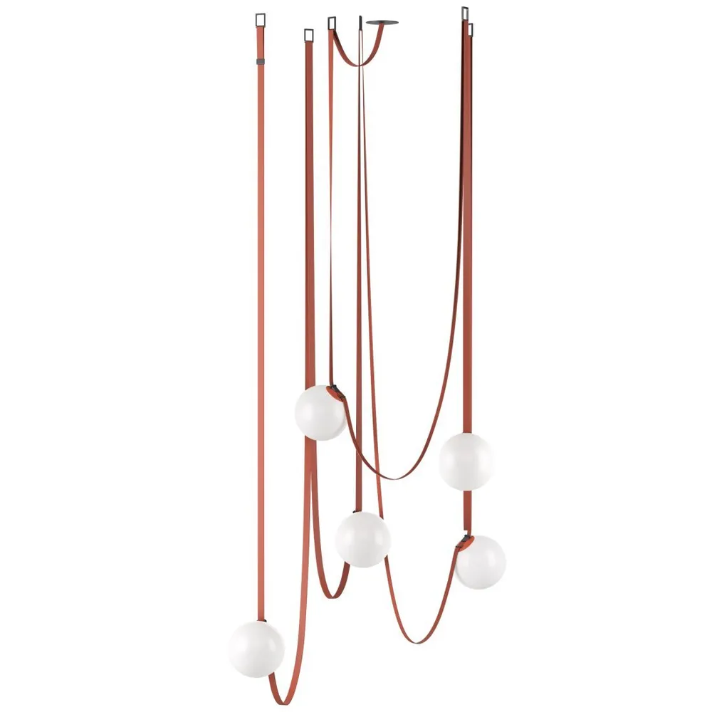 Підвісні світильники Підвісний світильник POPO RED 5